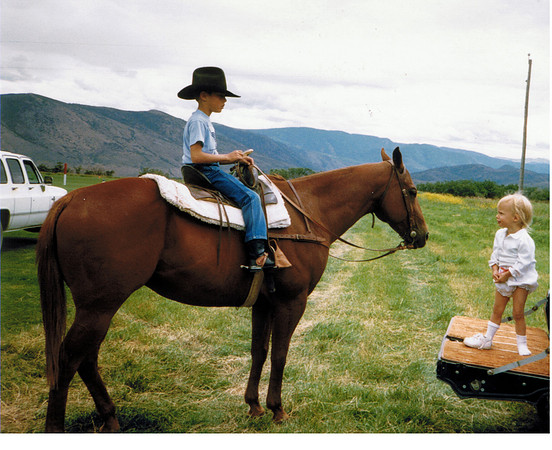 1988 Jimmer & Laura Linfoot & Little Red in Aspen