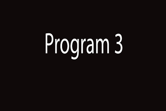 program 3