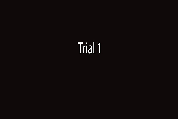Trial 1
