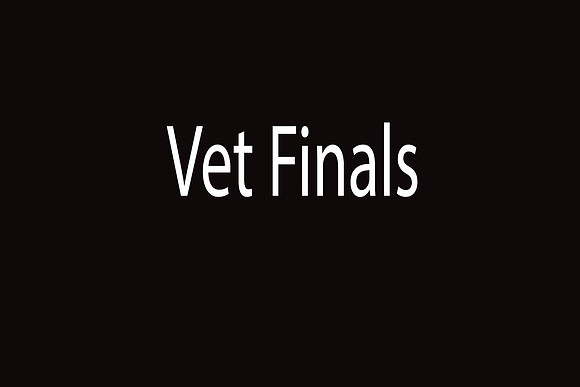 Vet Finals