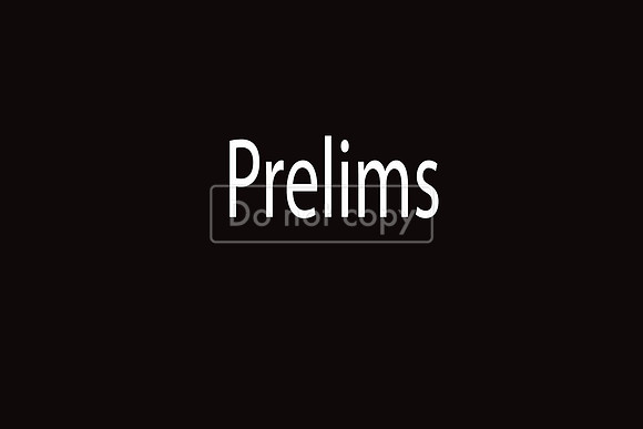 Prelims