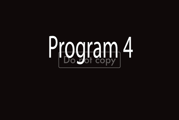 program 4