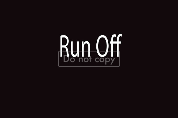 Run Off  Leni,
