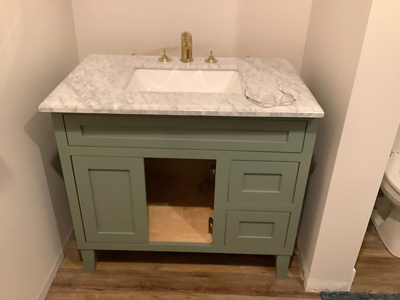 New main floor bath with shower
