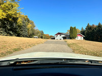 driveway up to the house