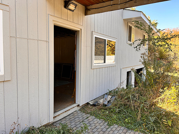 front door landing before