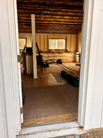 looking in from the front door
