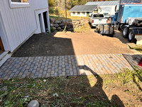 after I cleaned it up. future dog potty yard.