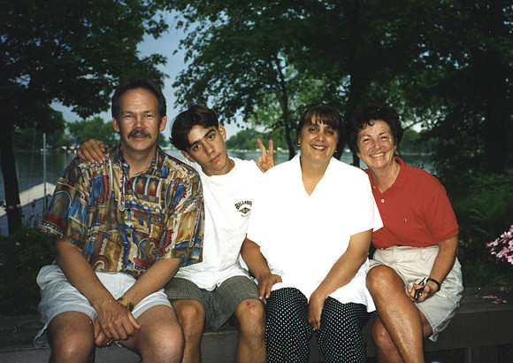 1995  June 6, Mark, Jimmer, Mary, Rusty