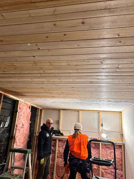 bedroom in progress