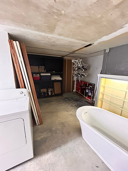 basement where closets go