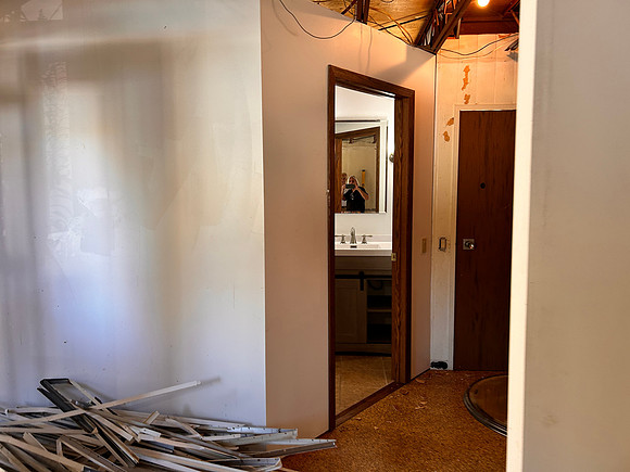 main floor bathroom. it was here before us.