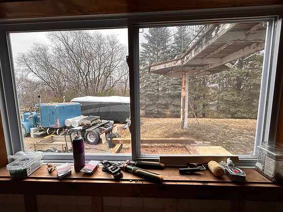 view from living room window