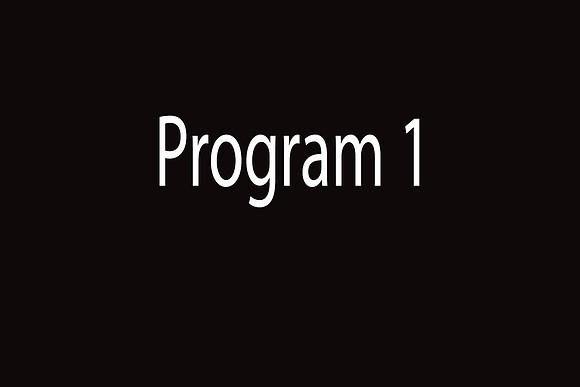 program 1