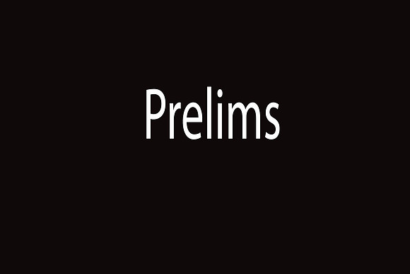 Prelims