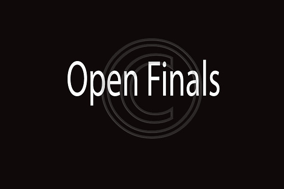 Open Finals