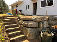 front steps after